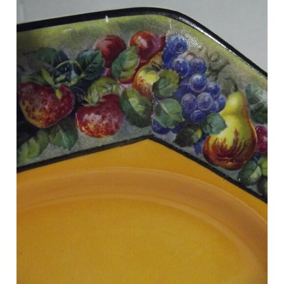 2 Vintage Regal Ware R P Co Octagon Plate Lot #5 Made in England Regal Pottery - Picture 5 of 12